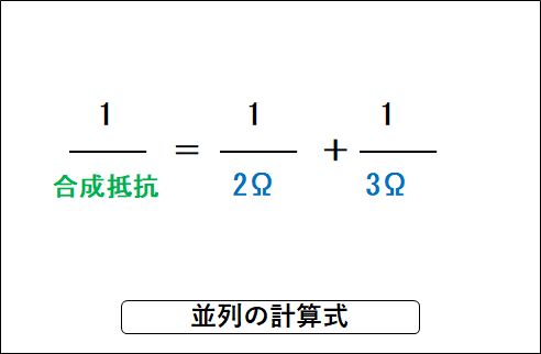 並列の計算式